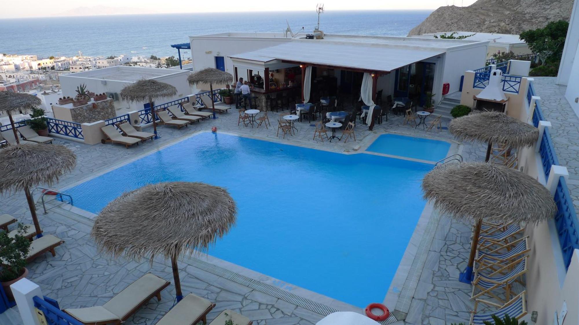 Aegean View Hotel Kamári Exteriör bild