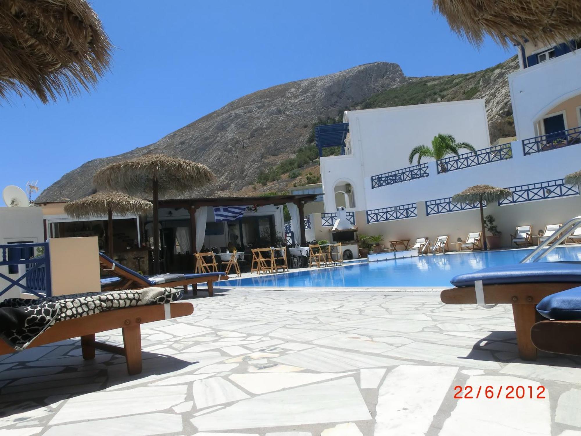 Aegean View Hotel Kamári Exteriör bild